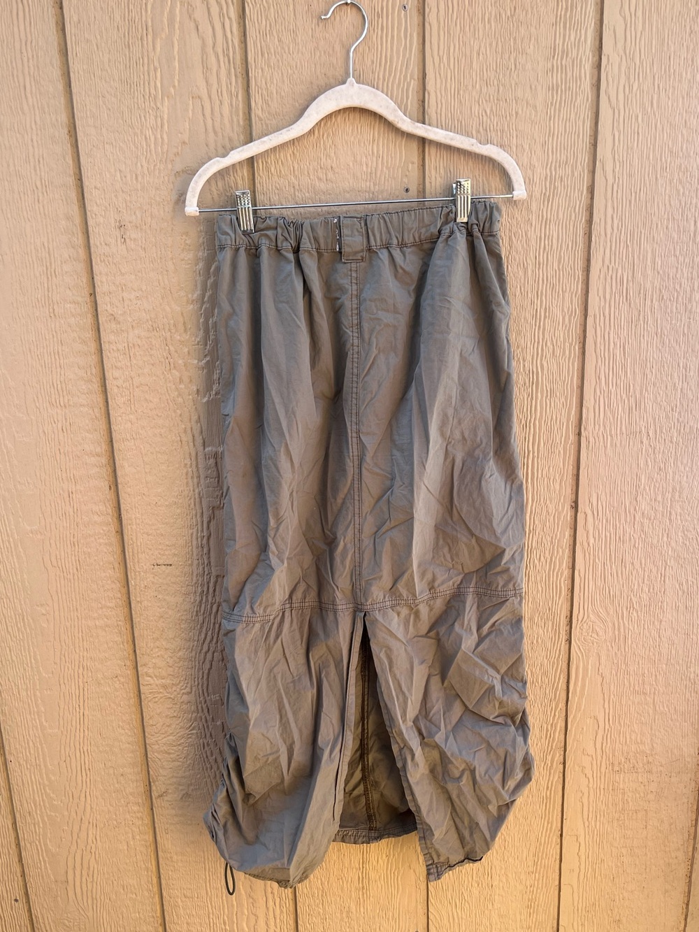 Urban Outfitters Cargo Maxi Skirt Womens XS Green Cotton Y2K Utility Gorpcore - Picture 7 of 7
